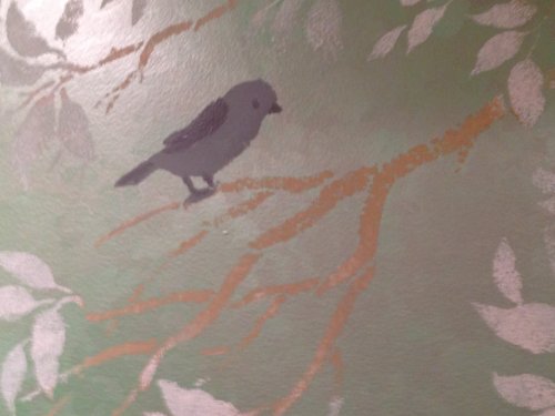 Stenciling faux painting