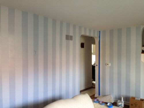 Striping interior painting