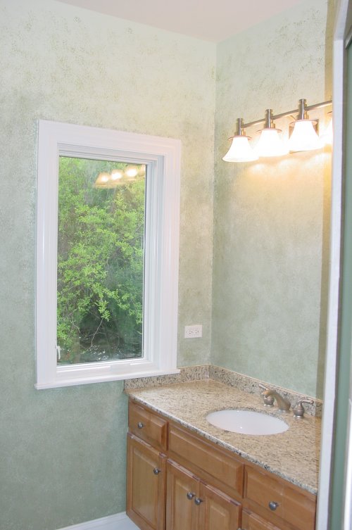 Stippling interior wall design