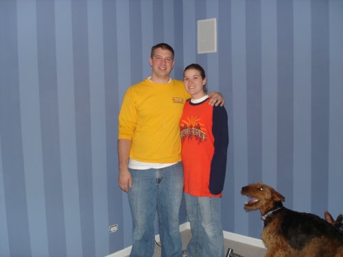 Striping amazing wall art ideas